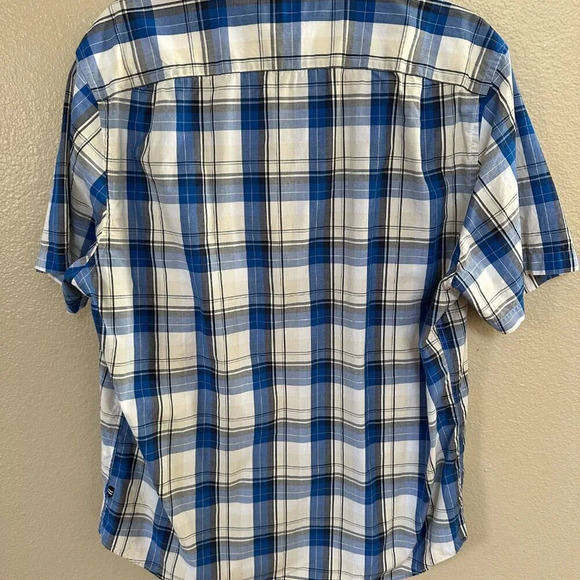 Nautica Men's Short‎ Sleeve Collared Shirt size Large - Picture 6 of 7